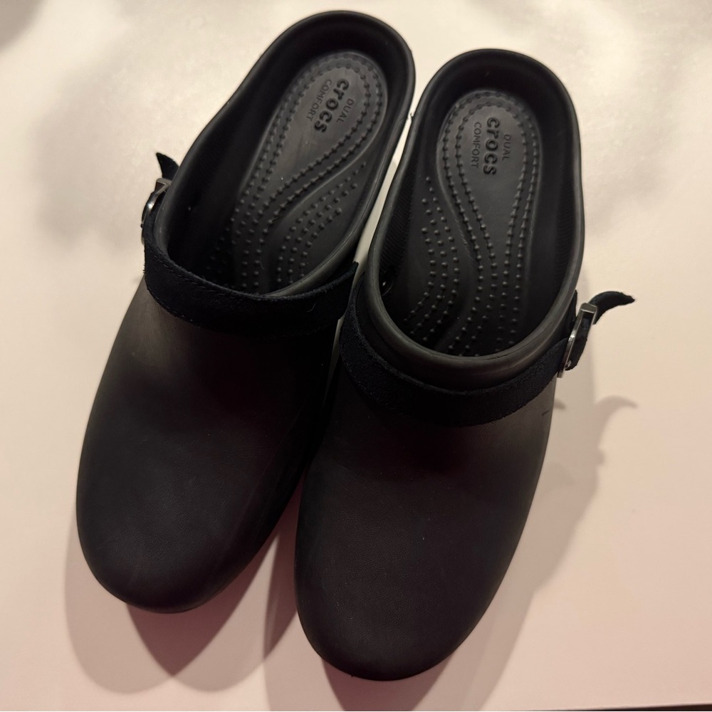 Black Crocs Clogs - Size 7, Never Worn